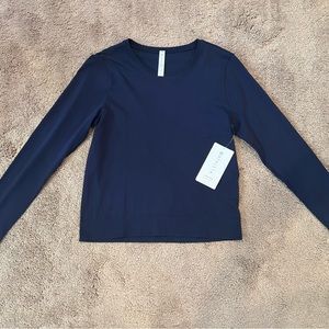 Athleta In Motion Top dress blue/navy